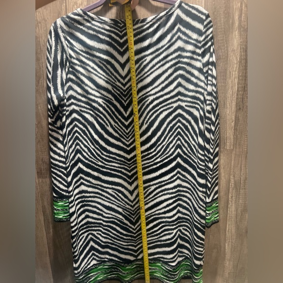 MICHAEL Kors Dress Zebra Print Size Womens Large EUC - Picture 5 of 6